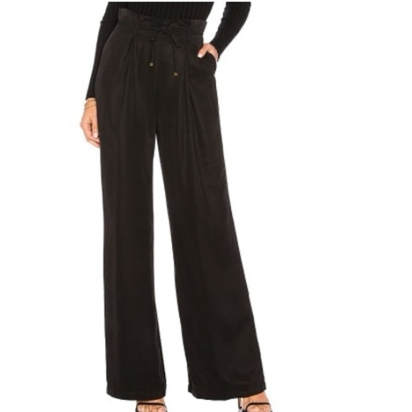 YOUNG FABULOUS & BROKE Hosper Wide Burgundy Baggy Trouser Pants - Picture 5 of 5